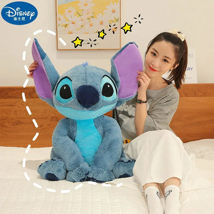 GIANT Stitch Stuffed Animal 80cm Lilo Plush Toys Disney Movie Big Large Plushies Soft Doll Cute Cartoon Sleeping Pillow Girl Kids Birthday Gift