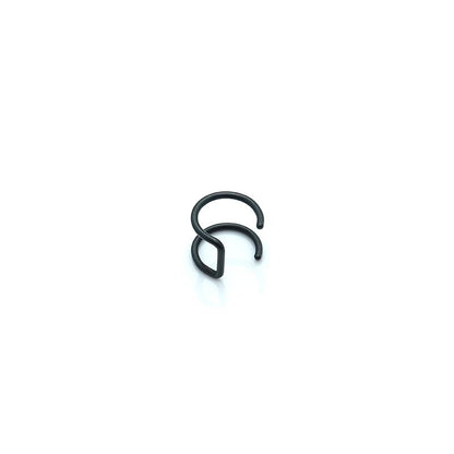1pcs Women Lips Rings Medical Titanium Steel Fake Nose Ring Septum Piercing Clip on Mouth Ring Fake Piercing Body Clip Hoop