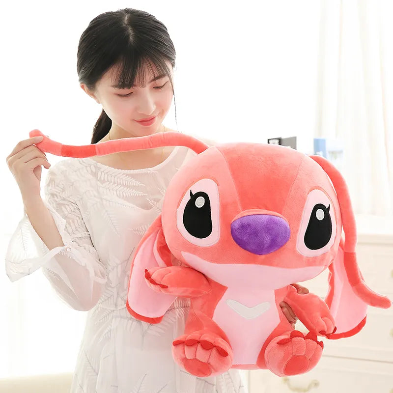 35-65cm Genuine Disney Kawaii Large Stitch Plush Toy Cute Anime Peripheral Plush Stuffed Doll Children's Birthday Christmas Gift