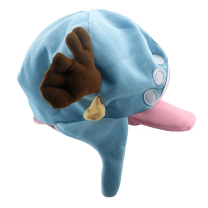 Anime Tony Tony Chopper Plush Cotton Hat Cosplay Trafalgar Unisex  Soft Comfortable Cap Accessories Party