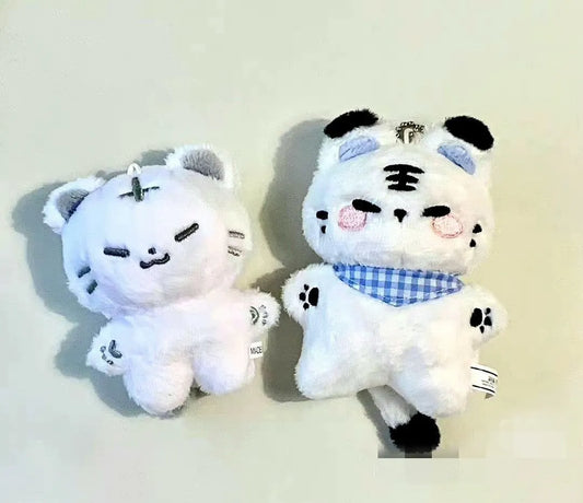 Kpop Seventeen Hoshi Same Plush Keyrings Dolls Cute Soft Milk Sugar Tiger Keychains Key Rings Doll Bag Pendants Accessories