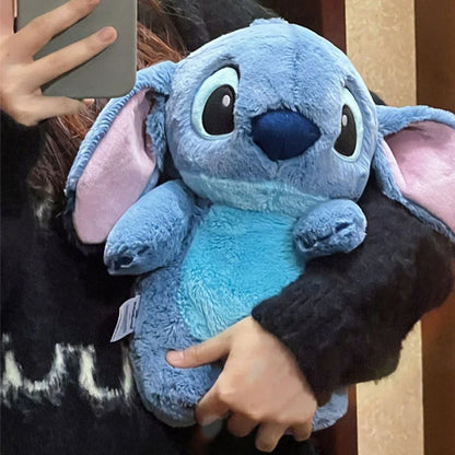 Stitch Hot Water Bag Lilo & Stitch Plush Hand Warmer Heat Therapy Stuffed Animal Pain Relief Cramps Comfort Winter Plushie Bottle