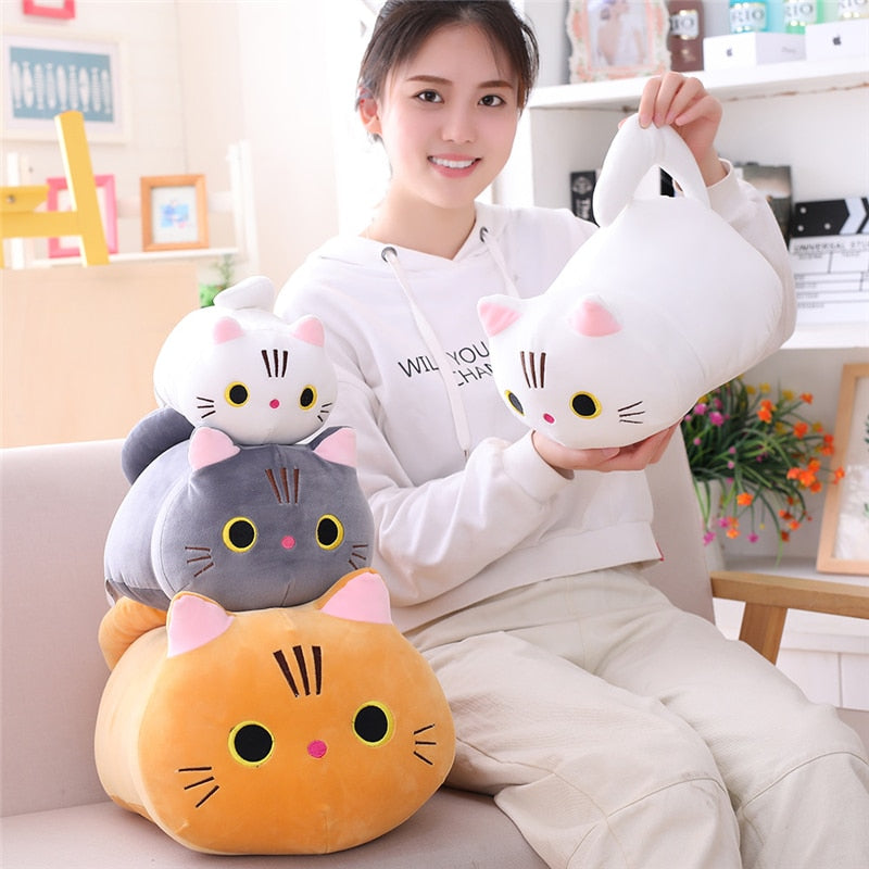 Stuffed Animals Cat 25CM Little Size Soft Cartoon Pillow Plushies Cute Kitty Kitten Plush Toy Lovely Kids Birthday Gift