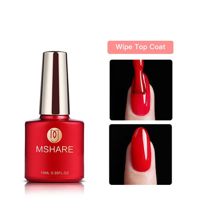 MSHARE Milky White Builder Nail Extension Gel in A Bottle 10ml Self leveling Nails Quick Building Clear Pink UV Led Gel