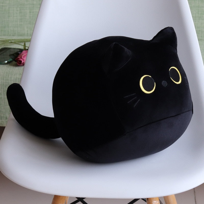 Kawaii Black Cat About 8Cm Pillow Plush Doll Toys Cute Cute High Quality Gifts for Boys Girls Friends Decorate Childrens