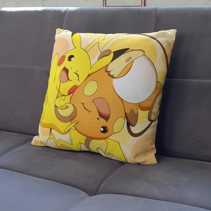 45x45cm Pokemon Cushion Cover Pikachu Meowth Poke Ball Charmander Kawaii Anime Pillowcase Anime Figure Decor Sofa Pillow Cover