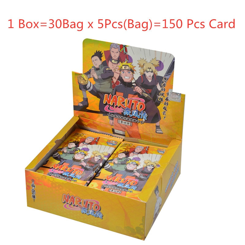 KAYOU Anime Original Naruto Cards Chapter Of The Array Box Added SE Ninja World Collection Cards Toy For Children Christmas Gift