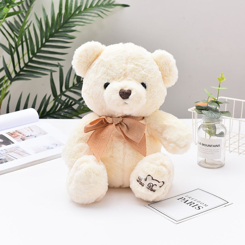 20/35/40cm Kawaii Teddy Bear Plush Doll Cute Anime Plush Toy Stuffed Animal Plushies for Valentine's Day Birthday Gift Children's Holiday Surprise