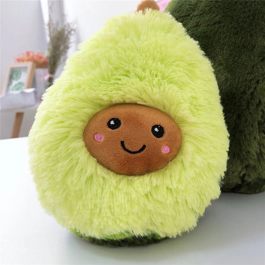 20-60cm Cute Avocado Doll Kawaii Plush Toy Cartoon Stuffed Fruit Pillow Cushion Birthday Gift for Children Holiday Decoration