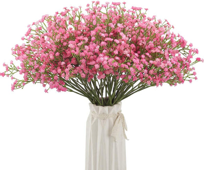 52cm White Gypsophila Artificial Flowers Wedding DIY Bouquet Decoration Arrangement Plastic Babies Breath Fake Flower Home Decor