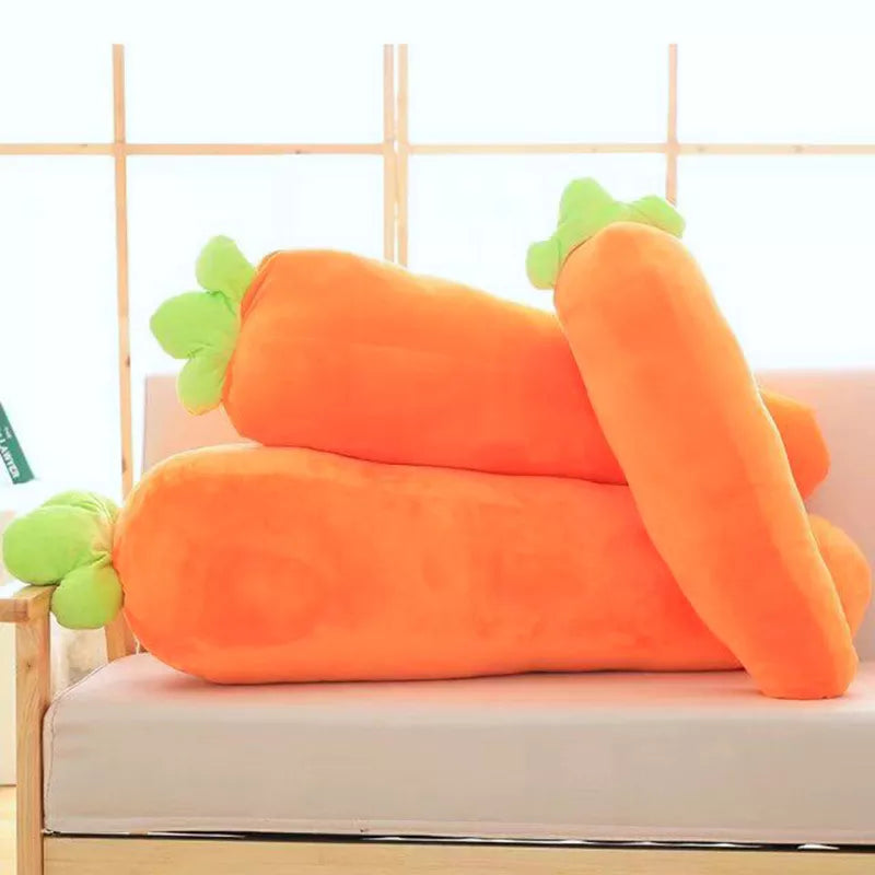 GIANT Carrot Plush Toy 110cm Kawaii Stuffed Animal Plushies Big Large Pillow Cute Soft Vegetable Doll for Kids Girl Boy Birthday Gift