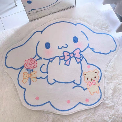 100x150CM Cartoon Saniro My Melody Carpet Kawaii Home Soft Fur Rugs Children Girls Bedroom Living Room Floor Mat Doormat Decor