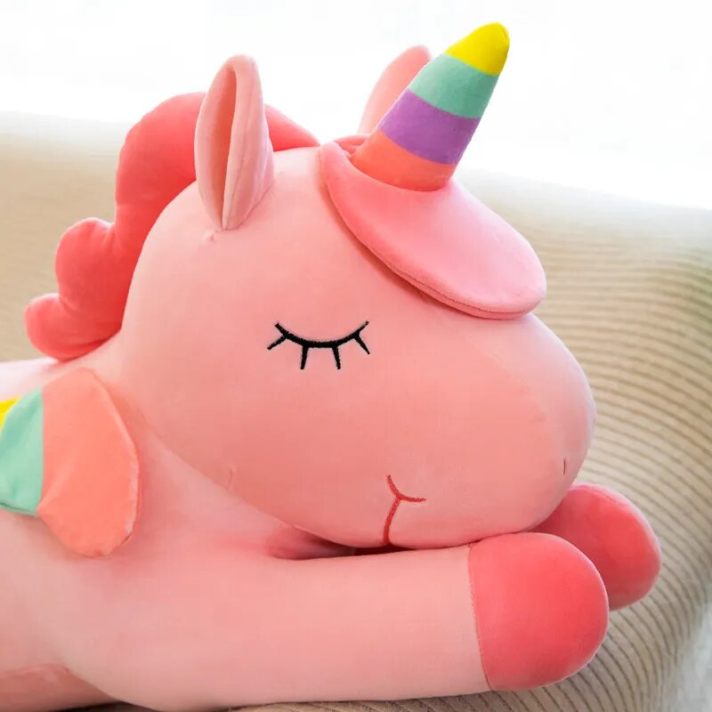 Giant Kawaii Unicorn Plush Toys Soft Stuffed Dolls Animal Horse Sleeping Pillow For Boys Girls Birthday Gift Kids Toy