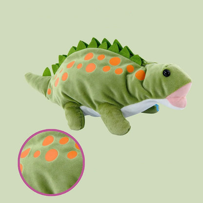 Plush Pencil Case Cartoon Dinosaur Shape Children's Pen Holder Creative Doll Large Capacity Pen Bag Student Stationery Storage