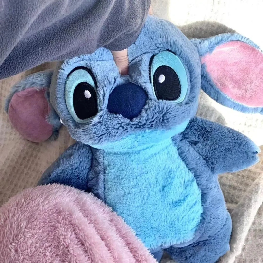 Stitch Hot Water Bag Lilo & Stitch Angel Plush Hand Warmer Heat Therapy Lotso Stuffed Animal Pain Relief Cramps Comfort Winter Plushie Bottle