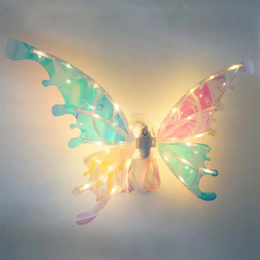 Elf Wings Fairy Wings Costume Accessory Costume Angel Wings Girl Performance Props for Kids Happy Birthday Party Decorations