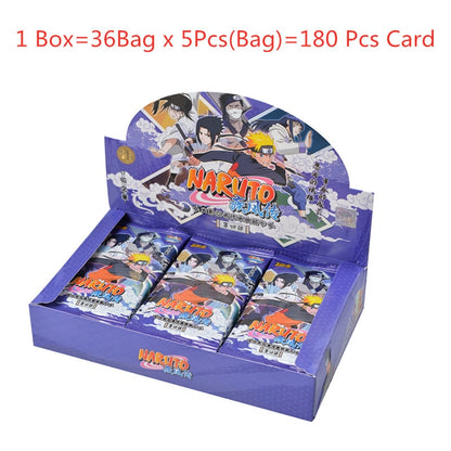 KAYOU Anime Original Naruto Cards Chapter Of The Array Box Added SE Ninja World Collection Cards Toy For Children Christmas Gift