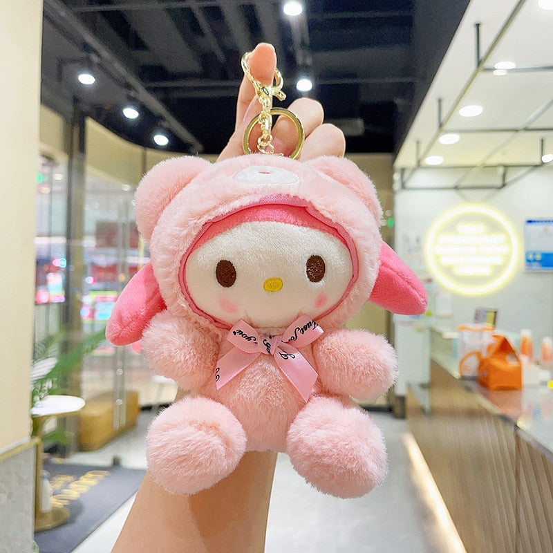 Sanrio Plushies Limited Edition Hello Kitty Kuromi Cinnamoroll My Melody Pochacco Pompompurin Badtz-Maru Plush Toy Anime Kawaii Doll Collection