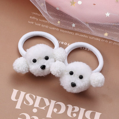 2Pcs New Cartoon Animals Hair bands Girls Nylon Elastic Rubber Band Hair Ring Headbands Cute Kids Headwear Hair accessories Gift