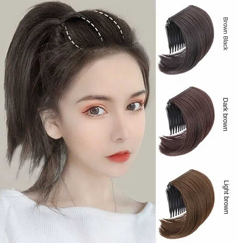 Upgrade Invisible Hair Pads Clip In Hair Piece Seamless Hair Pad Women Girls Hair Extension Lining Natural Hair Pad Top Cover