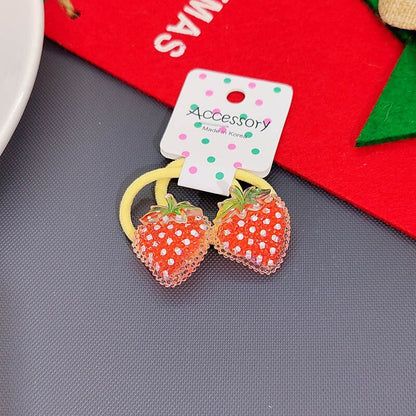 Children Sequins Floral Elastic Hair Bands Rubber Band Hair Tie Princess Kawaii Hair Rope Headwear Girls Kids Hair Accessories