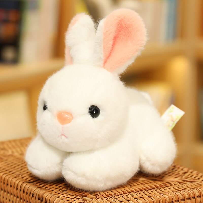 20/25cm Mini Rabbit Peluche Toys Cute Bunny Dolls Stuffed Soft Animal Toy for Home Room Decoration Ornament Girls Birthday Gift