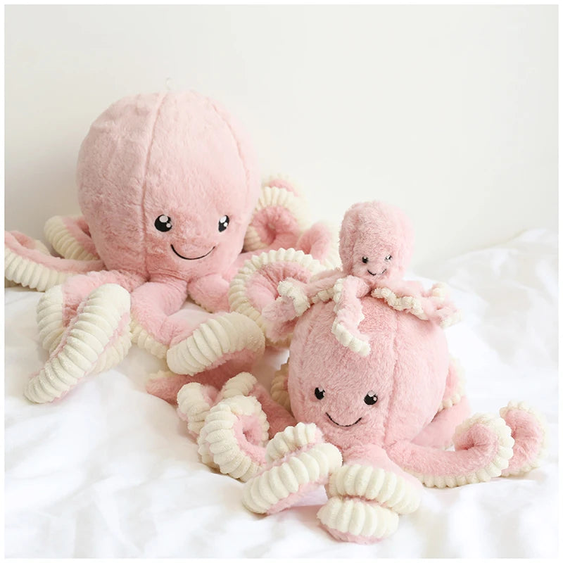 Giant Octopus Plush Toy 80cm Stuffed Animal Plushies Cute Kawaii Soft Doll Baby Kids Birthday Christmas Children Gifts