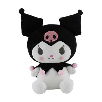 23cm Cartoon Stuffed Animals Kuromi My Melody Cinnamoroll Plush Toy Anime Kawaii Cute Soft Plushie Appease Girls Doll Toys Gifts