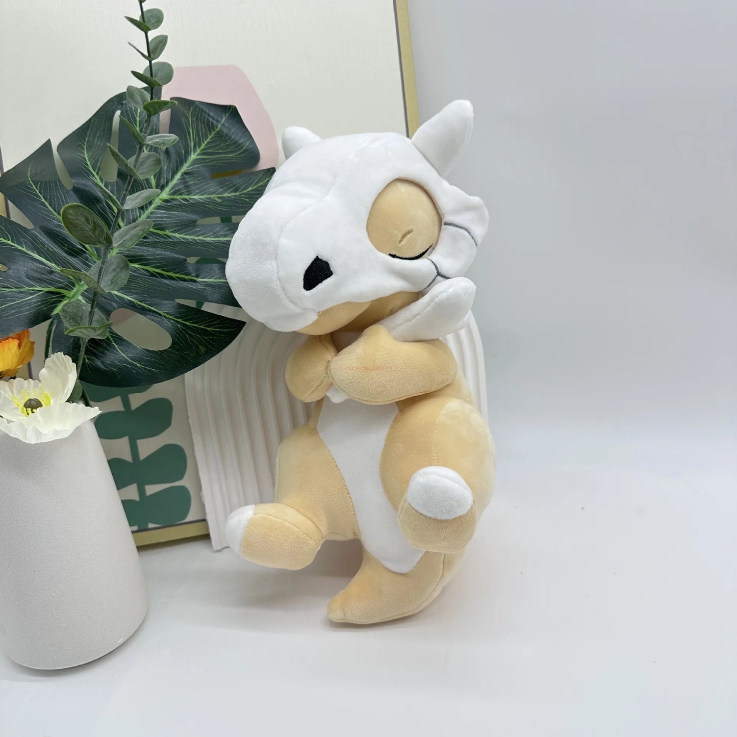 Pokemon Anime Sleep Series Chikorita Slowpoke Cubone Figures Stuffed Animals Plush Toy Pocket Monster Game Pillow Doll For Gift