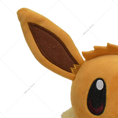 New TAKARA TOMY Pokemon Squat Shiny Umbreon Vaporeon Espeon Sylveon Animal Stuffed Plush Quality Cartoon Toy 23-30cm