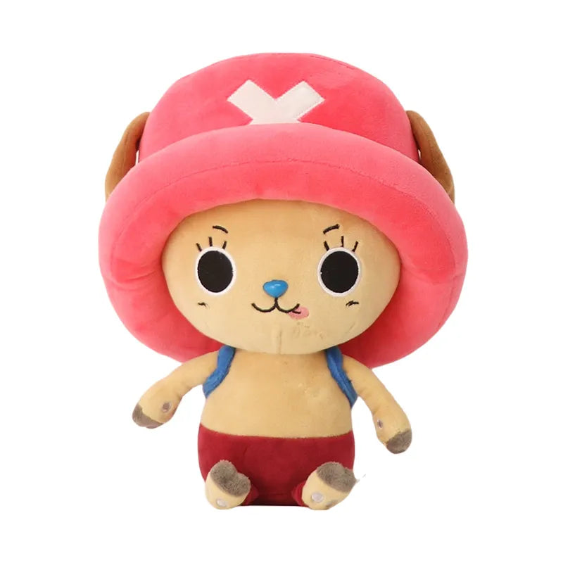 New Original One Piece Plush Stuffed Toys Chopper Luffy Zoro Cartoon Anime Figures Kawaii Soft Dolls Pendant Baby Birthday Gifts