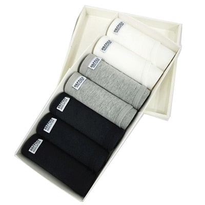 7Pcs Panties for Woman Underwear Cotton Breathable Soft Lingerie Female Briefs Girls Cute Solid Color Underpants Large Size