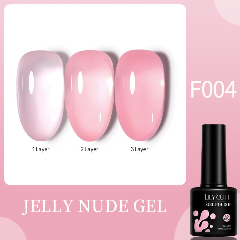 LILYCUTE 7ML Gel Nail Polish Nude Vernis Semi-Permanent Nail Polish For Nails Soak Off UV LED UV Gel DIY Nail Art Gel Varnishes