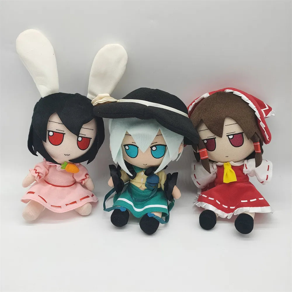 TouHou Project Fumo Plush Toy Sealed Club Lolita Stuffed Doll Plushie Figure Hakurei Reimu Komeiji Koishi Saigyouji Yuyuko Gifts