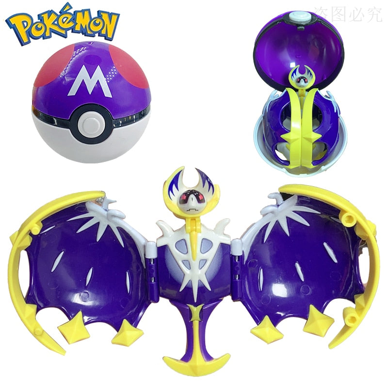 Poké Ball Catch & Battle Set: Pokémon Action Figures Pikachu Charizard Blastoise Venusaur Mewtwo Eevee Gyarados Collectible Toy Model Gift