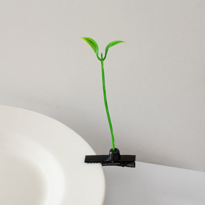 1PC Funny Show Bean Sprout Bobby Hairpin Flower Plant Hair Clips For Kids Girls Women Hair Styling Tool