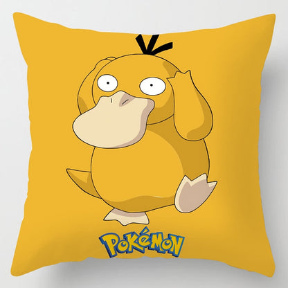 45x45cm Pokemon Cushion Cover Pikachu Meowth Poke Ball Charmander Kawaii Anime Pillowcase Anime Figure Decor Sofa Pillow Cover