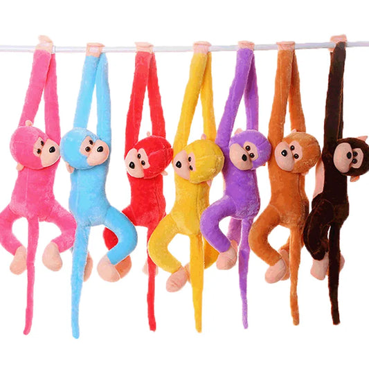 Cute Kawaii Long Arm Monkey Plush Toy Kids Cute Animal Plush Stuffed Doll Curtain Pendant Car Decoration Baby Toys Children Gift