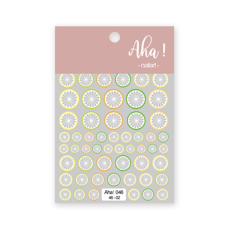 1Sheet Korean White Cloud Blue Nail Art Sticker 3D Star Moon Decal Pure Twilight Self-adhesive Manicure Slider Accessories RE#53