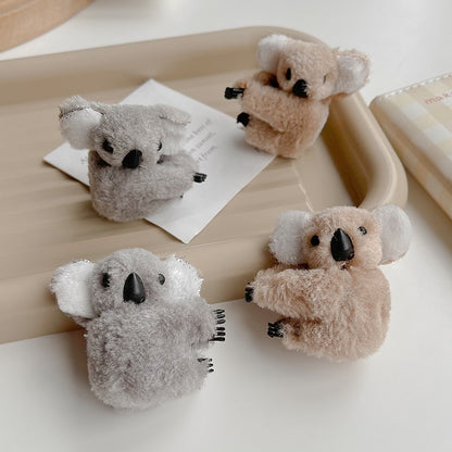 Plush Koala Bear Hair Decoration Hair Clips Hairpins Cute Animal  hair Claw Clip for Girls Headwear Koala Barrettes Accessories