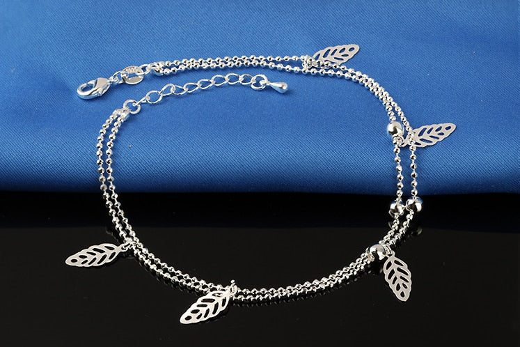 VENTFILLE 925 Sterling Silver Diamond-Studded Butterfly Bracelet Women's Fashion Temperament Flower Adjustable Bracelet