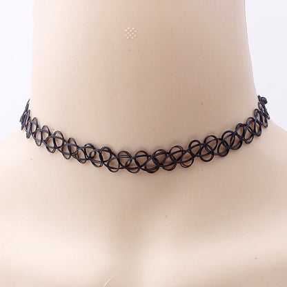 Fashion Black Velvet Chokers Necklaces Punk Style Statement Crystal Love Hearts Necklace For Women Party Jewelry