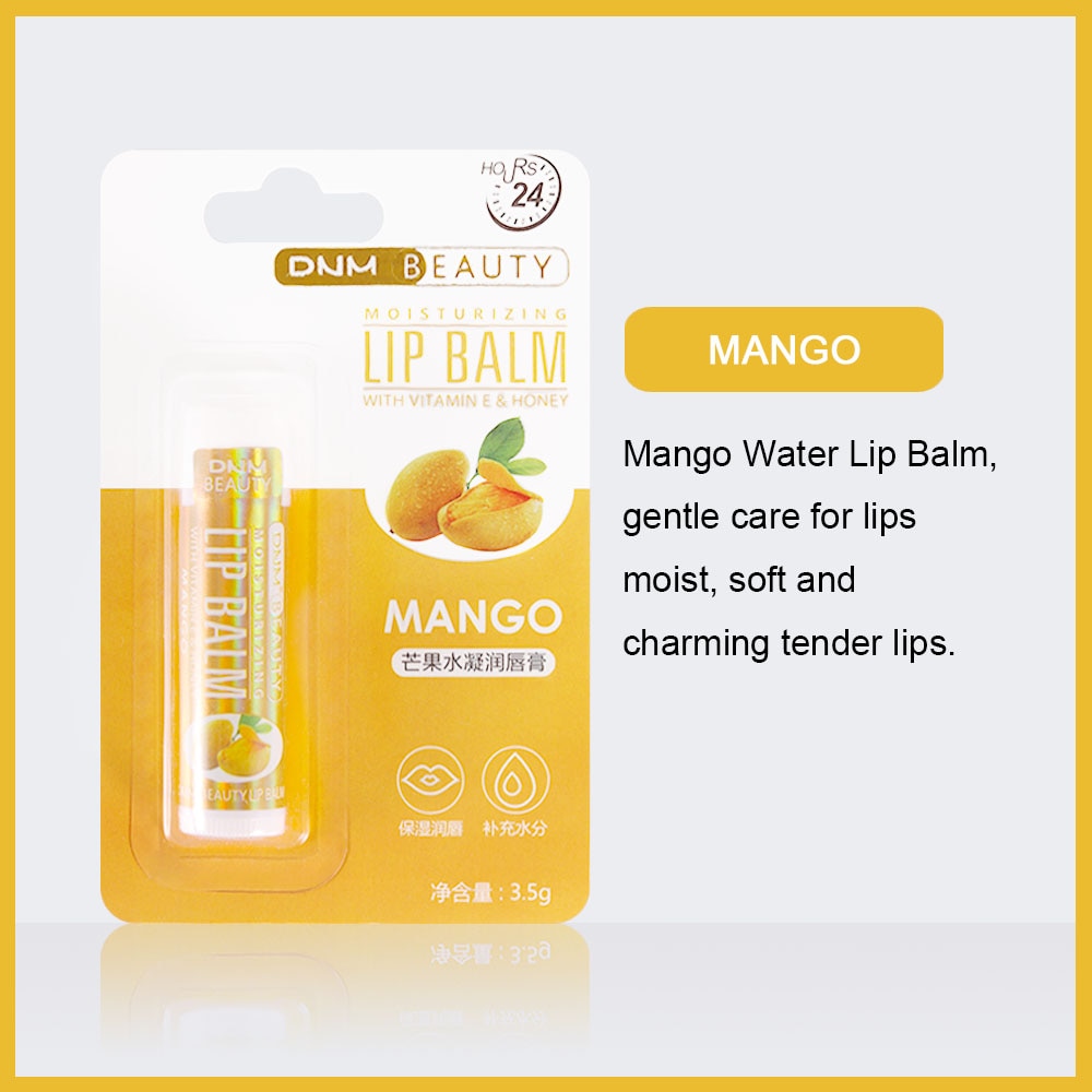 Fresh Fruit Lip Balm Lip Oil Moisturizing Clear Transparent Lipstick Long Lasting Hydrating Lipgloss Cosmetic Lip Gloss Base Gel