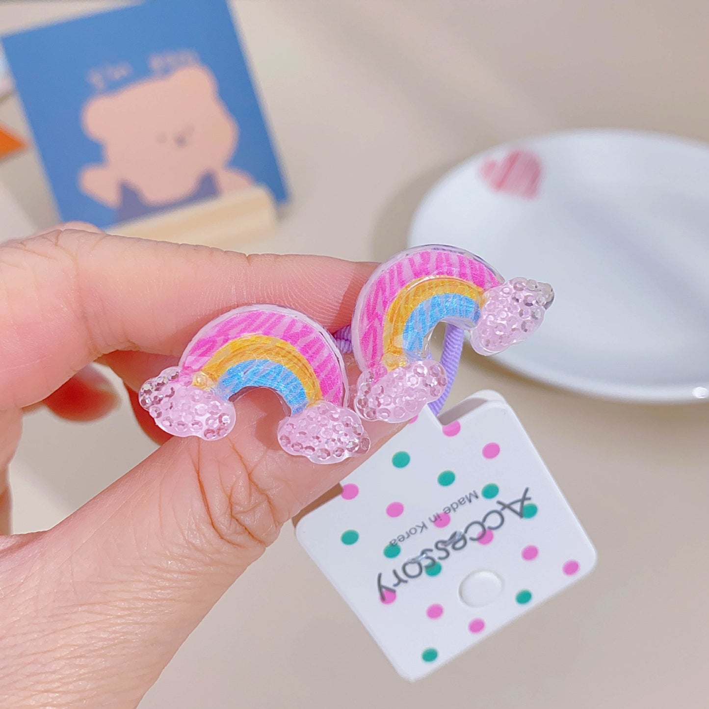 Children Sequins Floral Elastic Hair Bands Rubber Band Hair Tie Princess Kawaii Hair Rope Headwear Girls Kids Hair Accessories