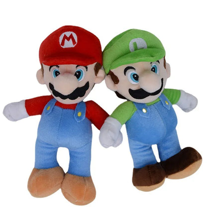 25cm Super Mario Plush Luigi Yoshi Doll Dinosaur Game Anime Characters Plush Toy Decoration Game Doll Birthday Gifts