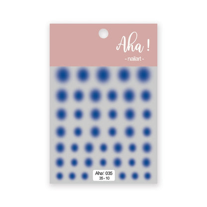 1Sheet Korean White Cloud Blue Nail Art Sticker 3D Star Moon Decal Pure Twilight Self-adhesive Manicure Slider Accessories RE#53