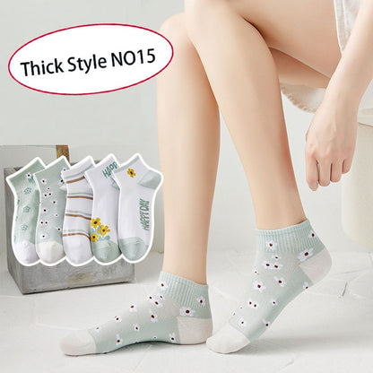 1pair/Cute Summer Women Short Socks Boat Chaussette Femme Cotton Ankle Lace Mujer Sock Female Mesh Breathable Calcetines
