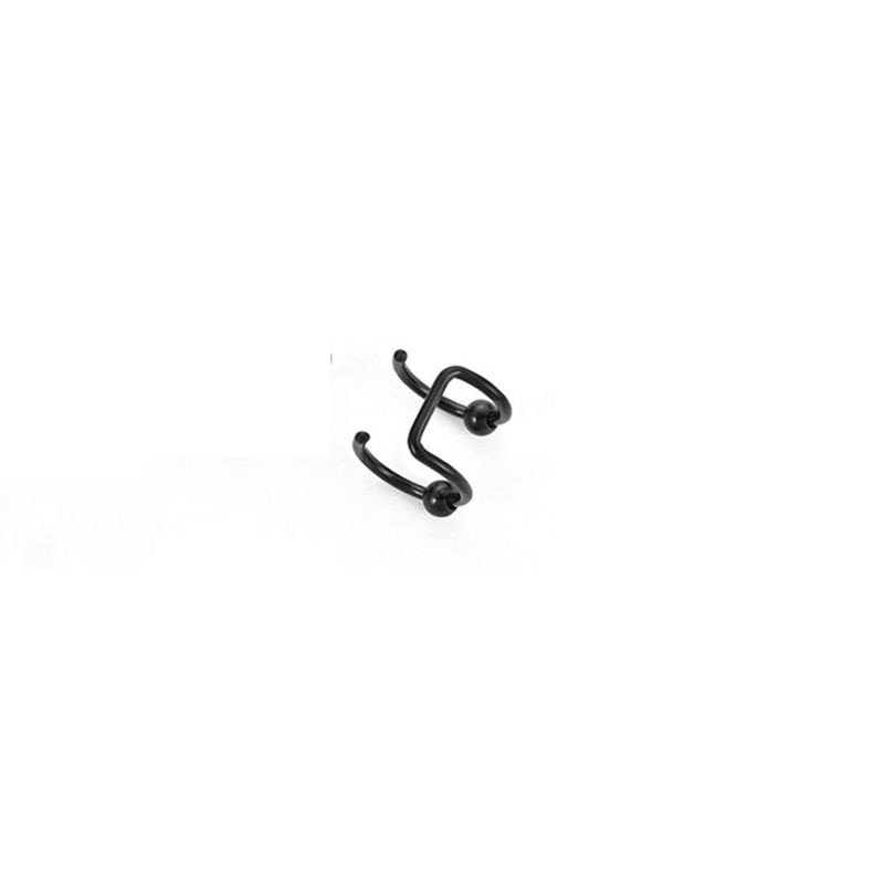 1pcs Women Lips Rings Medical Titanium Steel Fake Nose Ring Septum Piercing Clip on Mouth Ring Fake Piercing Body Clip Hoop