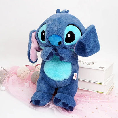 Genuine Disney Lilo & Stitch Plush Toy Doll Sitting Stitch Stuffed Soft Toy Car Pillow Comforting Toy Kids Xmas Birthday Gift