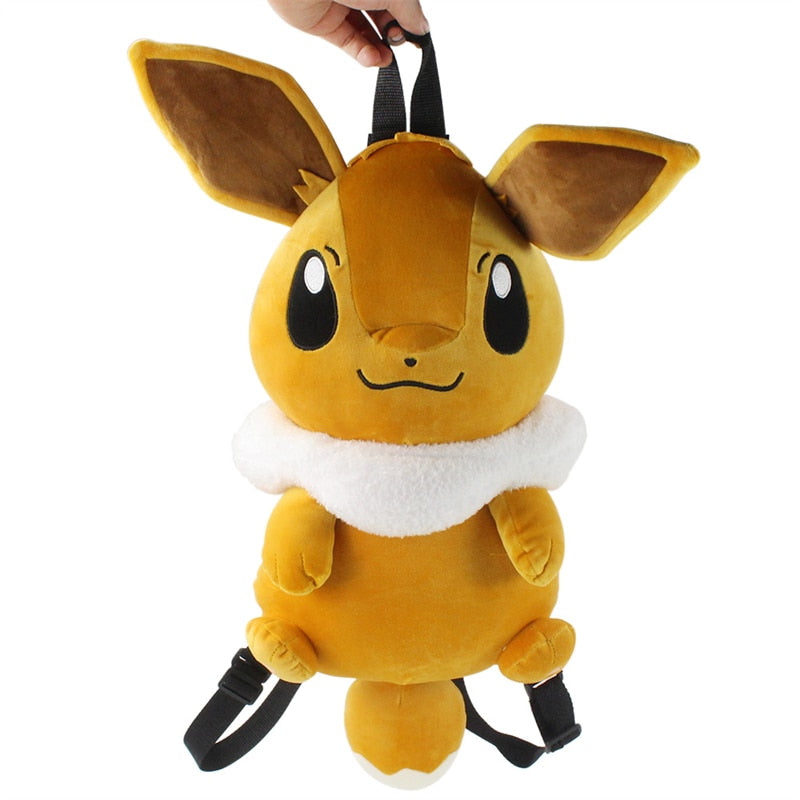 Cute Pokemon Eevee Backpack Kawaii Plush Bag Schoolbag Couple Backpack Cosplay Props Christmas Gifts For Girl Boy Child Kids